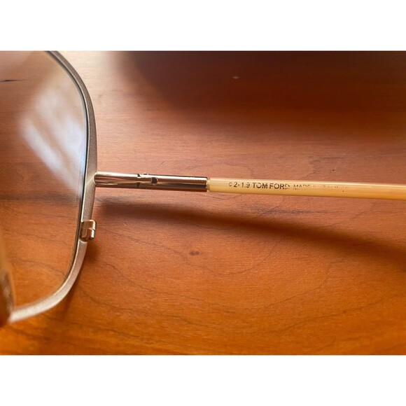 Tom Ford Solange TF319 Women's Sunglasses - White/ Gold 32F Brown Fade Lense - Picture 4 of 7